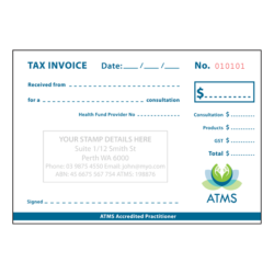atms receipt books